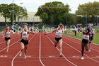Womens under-17s 100 metres, 2019 North Eastern Track and Field Champs., Middlesbrough. Photo:  David T. Hewitson/Sports for All Pics